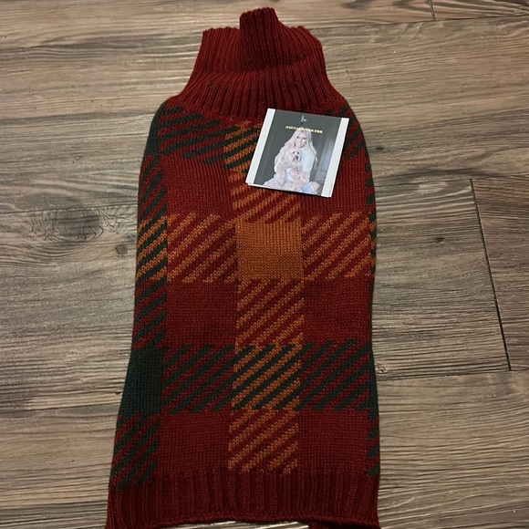 New with tags Jessica Simpson dog sweater M - Picture 1 of 5